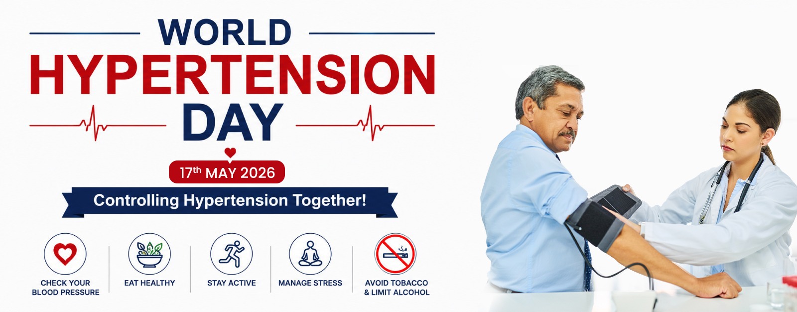 World Hypertension Day 2026: Controlling Hypertension Together